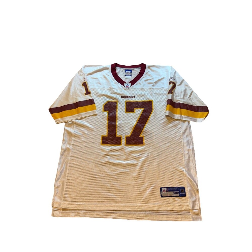 Vintage Reebok Washington Redskins Jersey Mens 2XL White NFL Jason Campbell